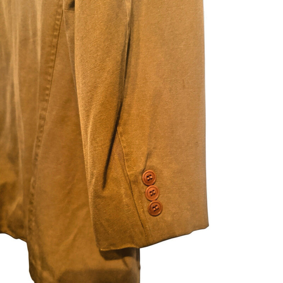 TheTerritory Ahead Sz XL Silk Blend Sport/Barn Jacket Light Academia Casual - Picture 14 of 15
